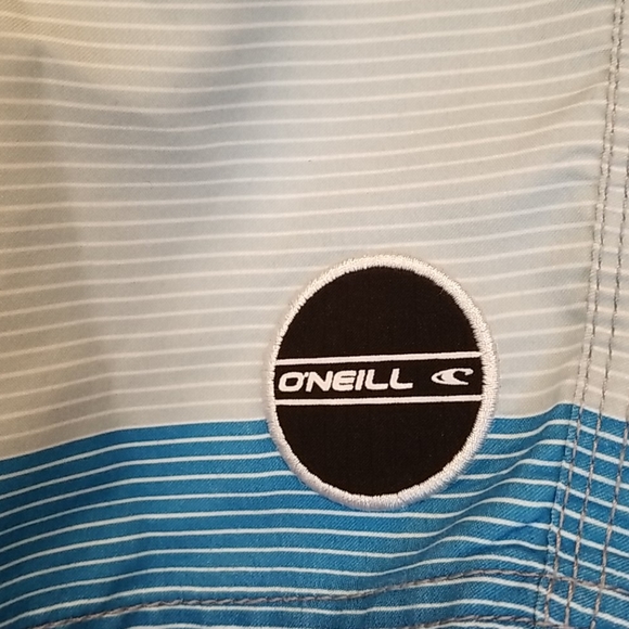 O'Neill striped board shorts tie waist pocket - Picture 4 of 5
